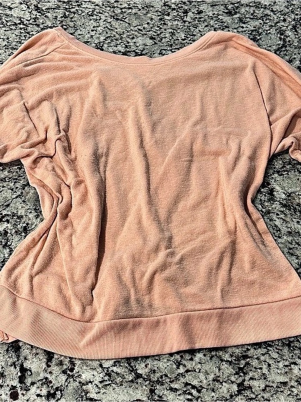 The Sweatshirt Project Pink V-Neck Long Sleeve Top Size 2X
